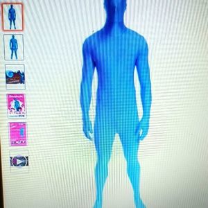 MORPH Costume Turquoise Size M